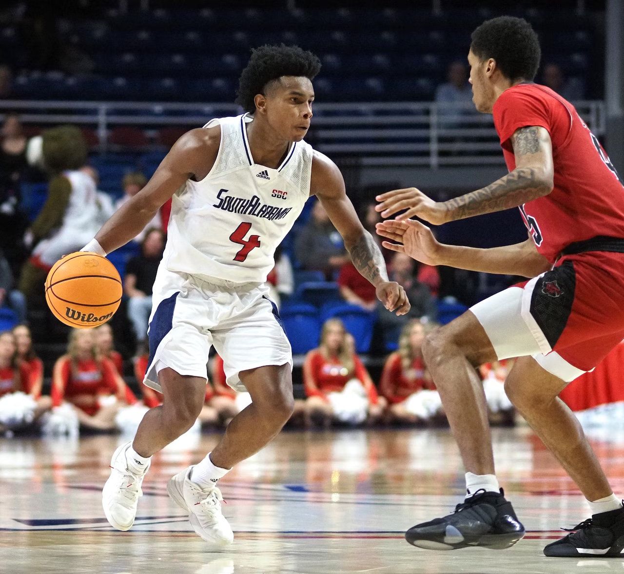 Smurf Millender in his South Alabama #4 jersey